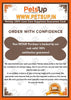 PetsUp Metal Dog Collar Neck Belt for Dogs (Reflective Collars- Green)