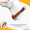 PetsUp Metal Dog Collar Neck Belt for Dogs (Reflective Collars)