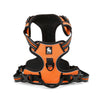 PetsUp 3M Reflective Mesh Padded Dog Vest Front Range No Pull Harness with Handle (Orange)