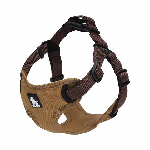 PetsUp Weighted Dog Harness for dog (Color-Brown)